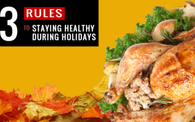 3 Rules to staying healthy during holidays